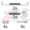 CARRAB BP 3289 Accessory Kit, parking brake shoes